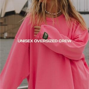 DAILY DRILLS - Aussie Stripes Oversized Crew in Cheeks